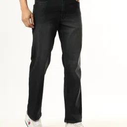 buda jeans co Men Lightly Washed Straight Fit Jeans image 4