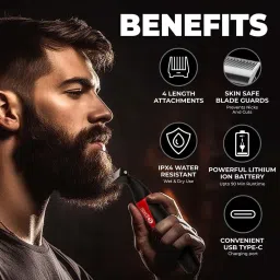 beardo I-Blade Full Body Trimmer Black image 4