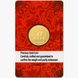 bangalore refinery 24 Kt (999) 10 GM Yellow Gold Lakshmi Coin image 4