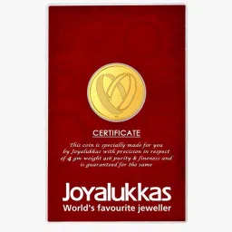 joyalukkas 8G 22 KT St. George Yellow Gold Coin image 4