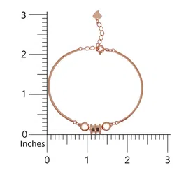 giva 925 Sterling Silver Rose Gold Reel Bracelet image 4