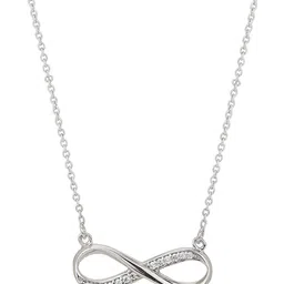 vanbelle 925 Sterling Silver Rhodium-Plated Infinity Pendant Necklace VANN442 image 4
