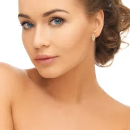 avsar Yellow Gold Diamond Stud Earrings image 4