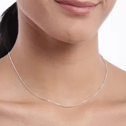 zavya Sterling Silver Chain with Lobester Clasp image 4