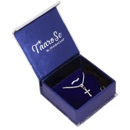 taarose Sterling Silver Cross Pendant with Chain image 4