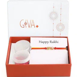 giva Sterling Silver Gold-Plated Bro Rakhi image 4