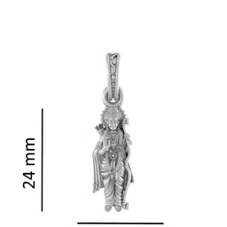 akshat sapphire Sterling Silver Ram Pendant with Chain image 4