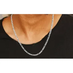 akshat sapphire Sterling Silver Khanda Pendant with Chain image 4