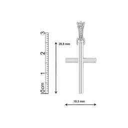 akshat sapphire Sterling Silver God Jesus Chain Pendant image 4