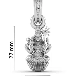 akshat sapphire Sterling Silver Lalitha Parameswari Chain Pendant image 4