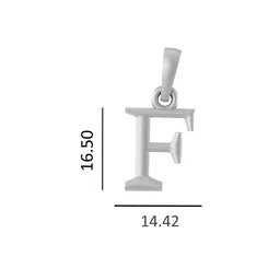 akshat sapphire 925 Silver Name alphabet chain pendant image 4