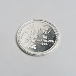 arte Pure Silver Lakshmi Ganesh Coin image 4