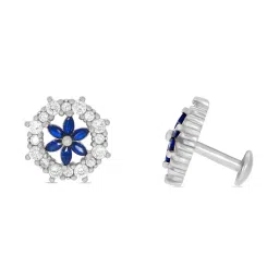 bhima jewels Sterling Silver Stone-Studded Earrings image 4