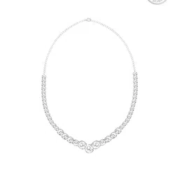 giva Sterling Silver Stone-Studded Necklace image 4