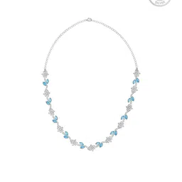 giva Sterling Silver Floral Pattern Necklace image 4
