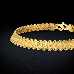joyalukkas Men Yellow Gold Link Bracelet image 4