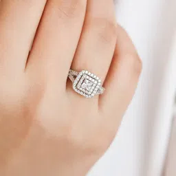 zavya Women Sterling Silver Stone-Studded Ring image 4