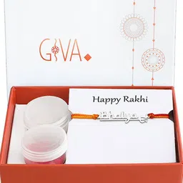 giva Men Sterling Silver Bhaiya Rakhi image 4