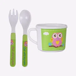 polka tots Bamboo Fibre 5-Piece Dinning Set (Lion) image 4