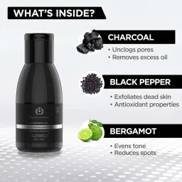 the man company Charcoal Cleansing Gel Pepper & Bergamot image 4