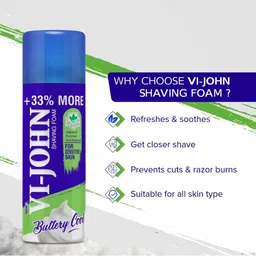 vi-john Pack of 2 Buttery Cool Shaving Foams image 4