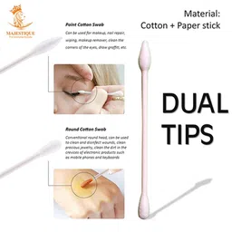 majestique Dual-Purpose Cotton Swab Makeup Remover Stick - image 4