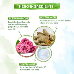 mamaearth Multani Mitti Face Wash with Bulgarian Rose image 4