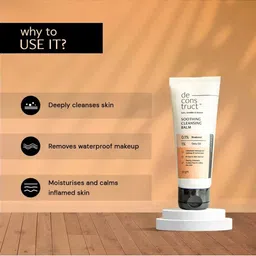 deconstruct 0.1 bisabolol and 1 Avena Sativa Oil Soothing Cleansing Balm image 4