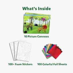 skillmatics Foil Fun World of Animal Puzzle image 4