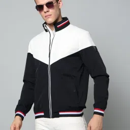 u.s. polo assn. Men Colourblock Regular Fit Bomber Jacket image 4