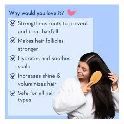 wishcare Multi Peptide Rice Water Anti-Hairfall Shampoo - Rosemary Capilia Longa HA & Caffeine image 4