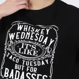 Shein Short Sleeves Typographic Chest Print Boxy Fit Tshirt image 4