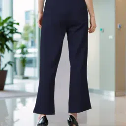 Shein Ankle Length High Rise Pleated Wide Leg Pants image 4