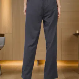 Shein Ankle Length Pleated Straight Fit Pants With Pockets image 4