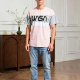 Shein Drop Shoulder Typographic Chest Print Crew Tshirt image 4