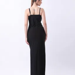 fashion gaiia Women Cowl-Neck Empire Dress image 4