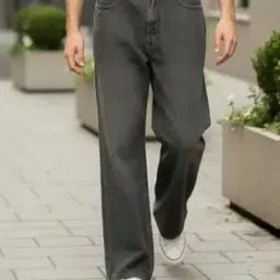 Shein Full Length Fly with Button Closure Mid Wash Jeans-picture-27