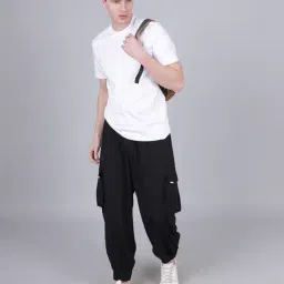 Shein Full Length Parachute Pant with Flap Pockets image 4