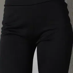 Shein Full Length High Rise Flared Fit Pants image 4