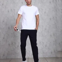 Shein Ankle Length Low Rise Contrast Side Striped Track Pants image 4