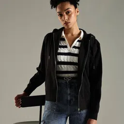 tommy hilfiger Women Regular Fit Hooded Sweatshirt image 4