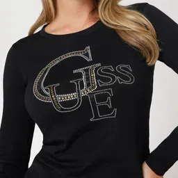guess Embroidery Crew-Neck T-Shirt image 4