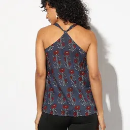 svrnaa by azorte Printed Regular Fit Cotton Top image 4