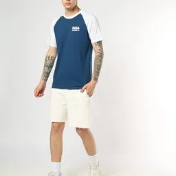 buda jeans co Men Colourblock Regular Fit Crew-Neck T-Shirt image 4