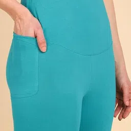 zelena Women Basic Maternity Leggings           image 4