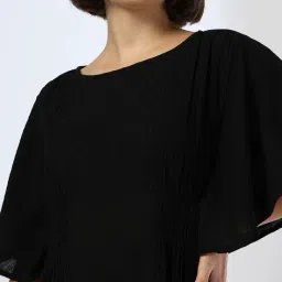 fig Women Round-Neck Fit & Flare Dress image 4