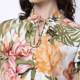 fig Women Floral Print Relaxed Fit Top image 4