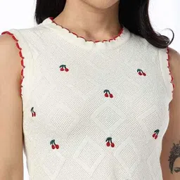 rio Women Embroidered Regular Fit Top image 4