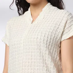 fig Women Patterned Relaxed Fit Top image 4