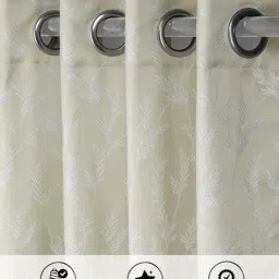 haus & kinder  Pack of 2 Whispering Willows Polyester Door Curtains   image 4
